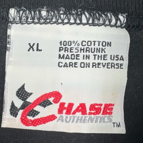 CHASE ATHENTICS DALE EARNHARD #3 Man Made Thunder XL Black T-Shirt Short Sleeve - Picture 6 of 6